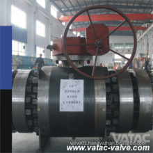 High Pressure Gearbox Trunnion Mounted Ball Valve